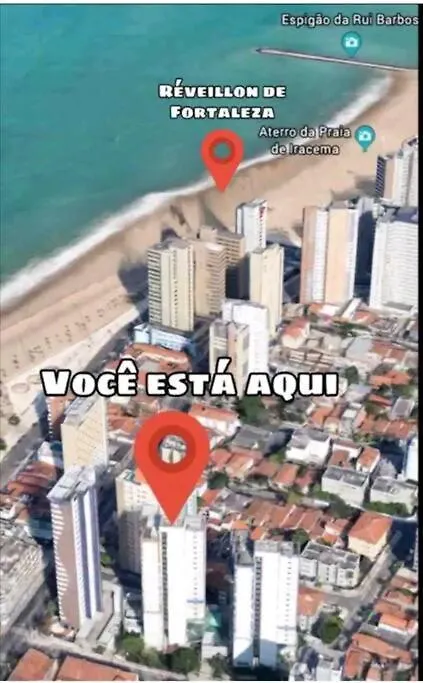 Ap Amplo, Vista Mar, 200M Do Calcadao Da Praia De Iracema Fortaleza  0*, Fortaleza (Ceara)